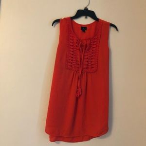 Beautiful burnt orange high low shirt